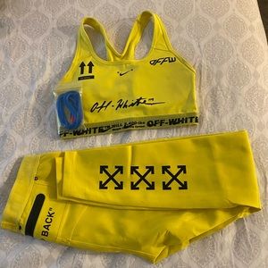 Off White X Nike Women’s Workout Set